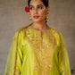 Green Silk Kurta Set