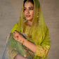 Green Silk Kurta Set