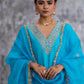 Silk Kurta Set with Heavy Dori and Dabka Work