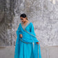 Silk Kurta Set with Heavy Dori and Dabka Work