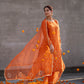 Silk Kurta Set with half Turkish Gota Jaal