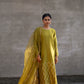 Silk Kurta Set with half Turkish Gota Jaal