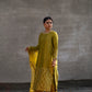 Silk Kurta Set with half Turkish Gota Jaal