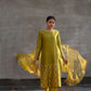Silk Kurta Set with half Turkish Gota Jaal