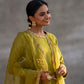 Silk Kurta Set with half Turkish Gota Jaal