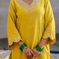 Silk Kurta Set with Heavy Dori and Zari Work