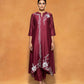 Maroon Mirage Suit set