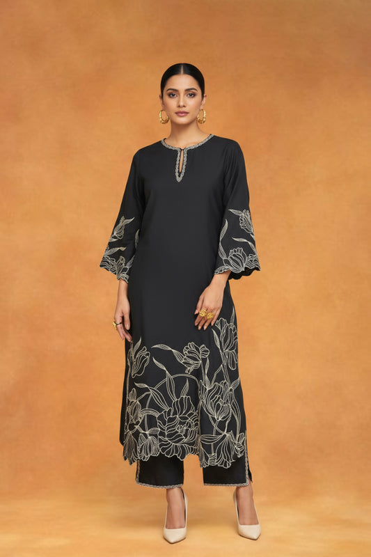 Origani Black Oasis Suit Set