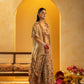 Rangtara embellished layered pant set with cape