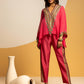 Statement V-Neck Set