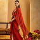 Rangtara Appliqued pre-stitched saree
