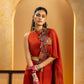 Rangtara Appliqued pre-stitched saree