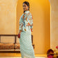 Rangtara embellished drape dress set