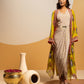 Rangtara embellished drape skirt set