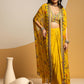 Taarani embellished  drape skirt  set with long cape