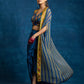 Aarani embellished  drape skirt  set with long cape