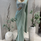 Mint Green Draped Saree