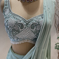 Mint Green Draped Saree