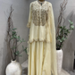 Ivory  Sharara set