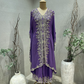 Royal purple kaftan set