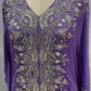 Royal purple kaftan set