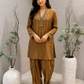 Bronze Brown Dhoti Kurta Set