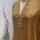 Bronze Brown Dhoti Kurta Set