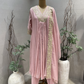 Blush Pink Pleated kurta set