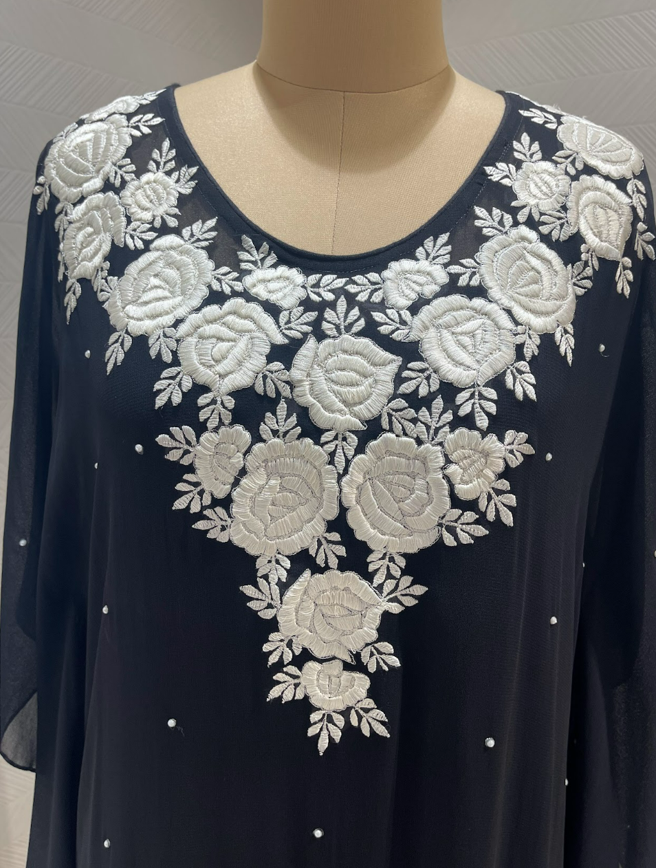 Midnight Black kaftan