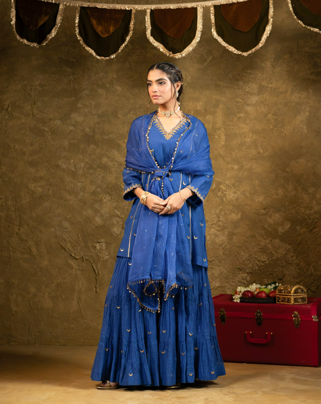 Chaand Booti Sharara Set