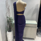 Deep Purple Pre Stitched Saree