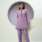 Chanderi Threadwork Tassle Co-ord Set