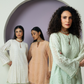 Chanderi Organza Threadwork Co-ord Set