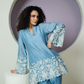 Thread work Chanderi Co-ord Set
