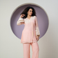 Mul Chanderi Cutwork Co-ord Set