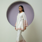 Bell Sleeves Chanderi Cutwork Co-ord Set