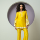 Bell Sleeves Chanderi Cutwork Co-ord Set