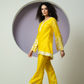 Bell Sleeves Chanderi Cutwork Co-ord Set