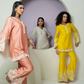 Bell Sleeves Chanderi Cutwork Co-ord Set