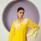 Mul Chanderi Cutwork Anarkali