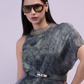 Smoke Pre draped Saree