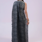 Smoke Pre draped Saree