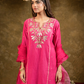 Pink Kamal Lappa Sharara Set