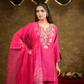 Pink Kamal Lappa Sharara Set