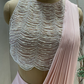 Blush Pink Drape Saree