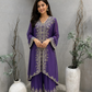 Royal purple kaftan set