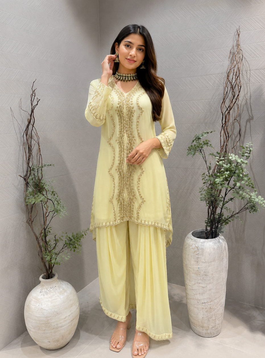 Butter Yellow Cord Set