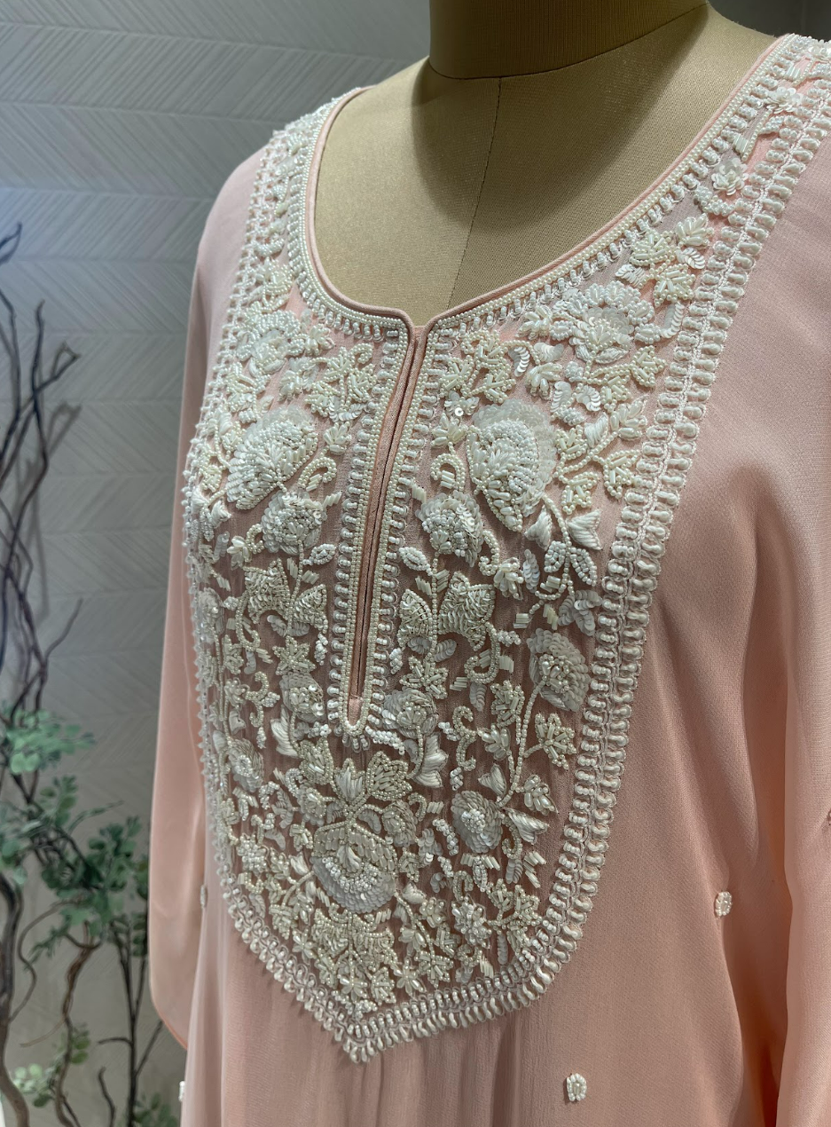 Blush Pink Kaftan