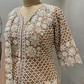 Old Rose Embellished Peplum Sharara Set