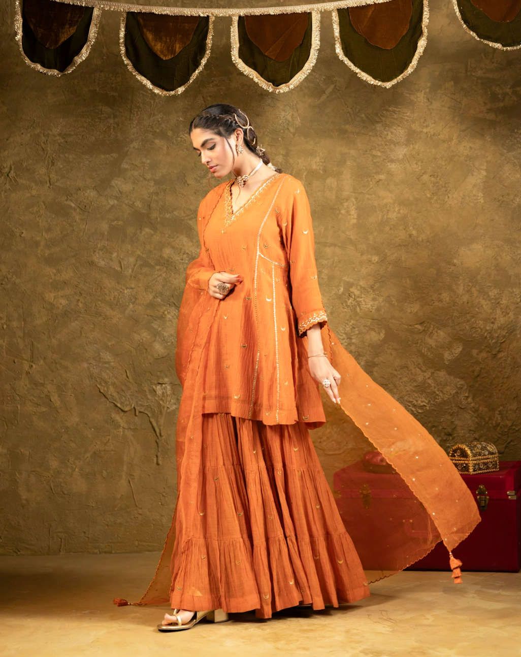 Chaand Booti Sharara Set